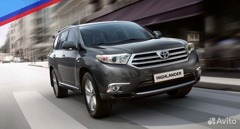 Светодиодные реснички на фары Toyota Highlander
