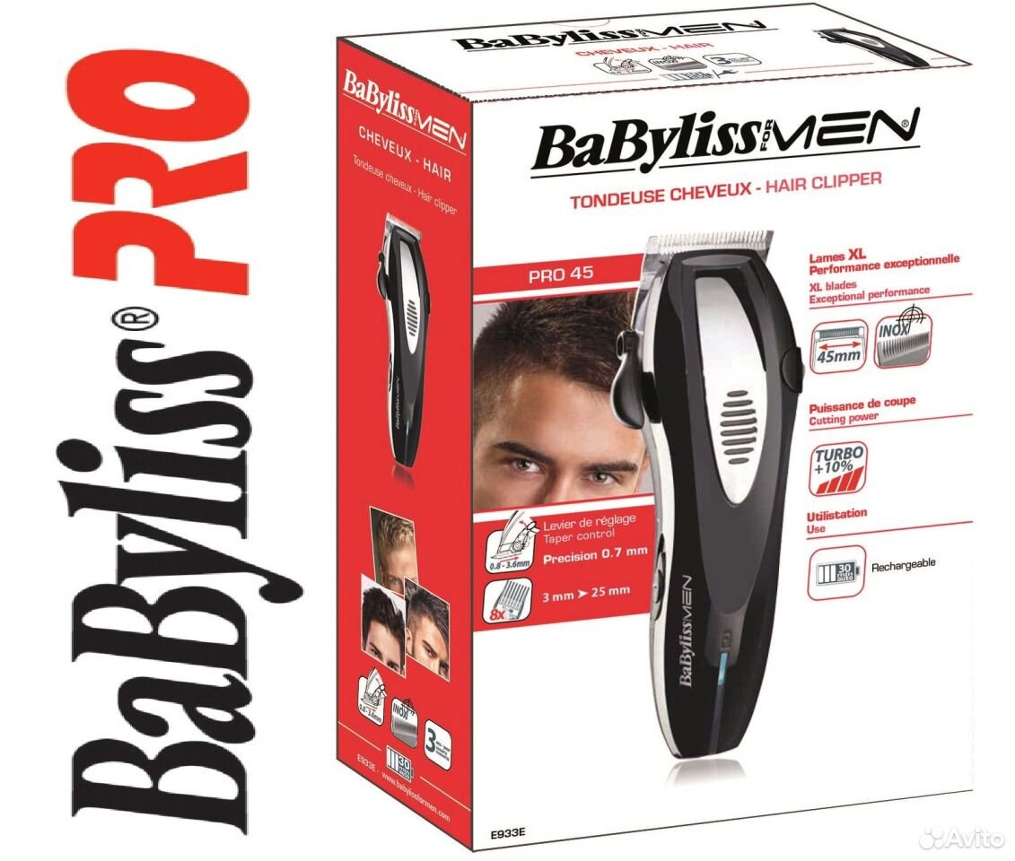 Машинка для стрижки волос babyliss for men pro 45 инструкция