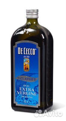 Масло оливковое Extra Vergine, De Cecco, Италия, 1 купить на Зозу.ру - фотография № 1
