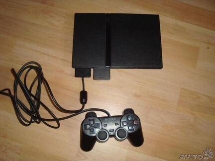 Игровая приставка Sony PlayStation 2 с картой памя