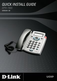IP Телефон D-Link DPH-150S Version 1.00