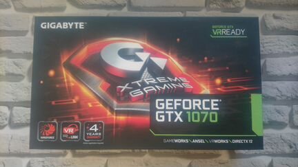 Gigabyte GTX 1070 xtreme gaming