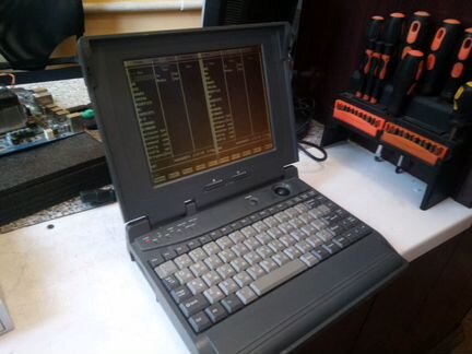 Ретро ноутбук 1991 год