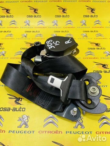 Ремень безопасности передний правый peugeot 308 10