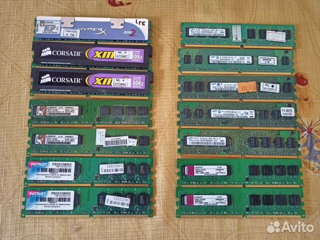 Оперативная память DDR, DDR2,DDR3