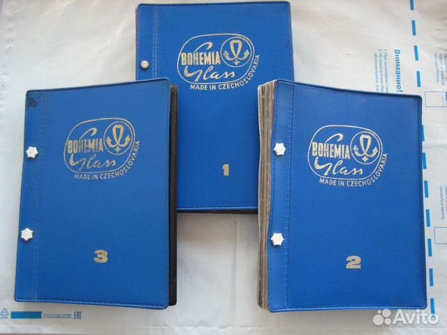 Каталог Чешское стекло и хрусталь времен СССР