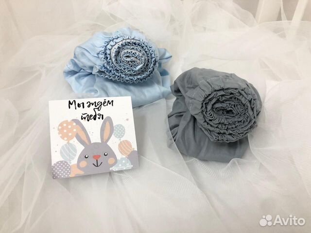 Простынь однотонная на резинке