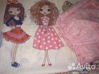 Постельное белье в детскую кроватку, новое