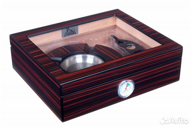 Хьюмидор Lubinski на 25 сигар с подарочным набором