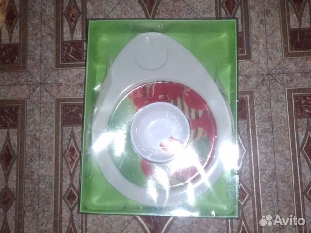 Тарелка и чашка под соус новая