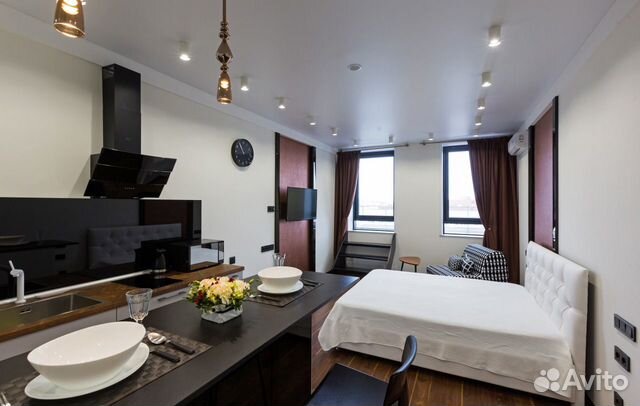 

Квартира-студия, 35 м², 1 кровать