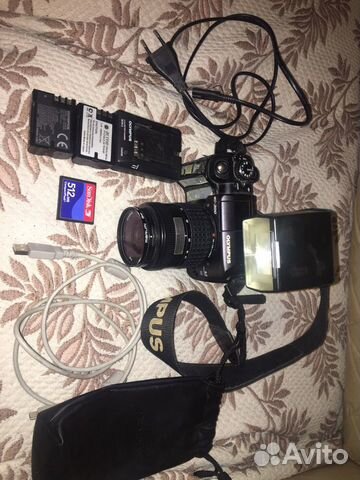 Olympus e 300 kit вспышка fl 36