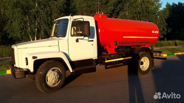 Водитель газ 3309 -Водовозка (только вода), камаз