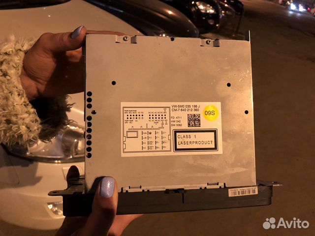 Штатная магнитола на volkswagen tiguan RCD 310