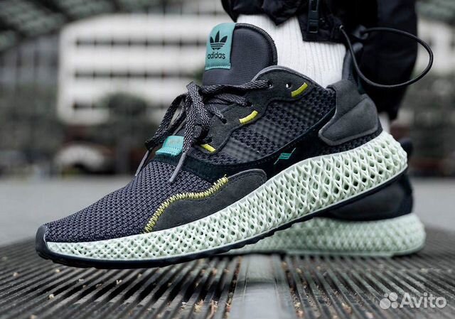 Кроссовки Adidas ZX4000 4D т.серые купить в Москве | Личные вещи | Авито