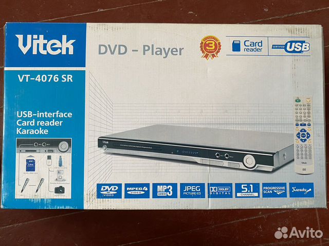 DVD плеер Vitek VT-4076 SR с караоке