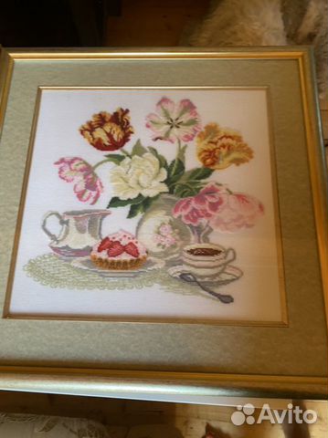 Картина вишитая крестом