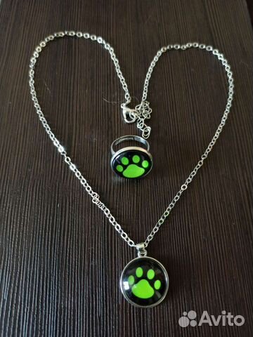 Кулон и кольцо для Супер кота из мультика Леди Баг