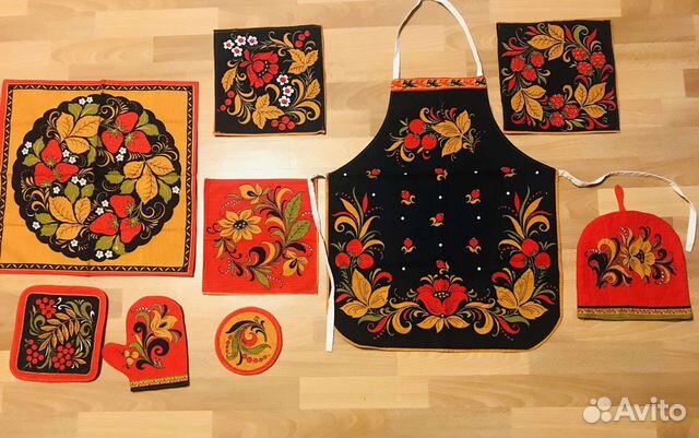 Cкатерть, салфетки, прихватки, фартук
