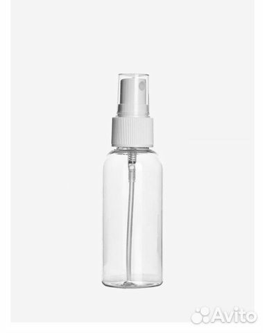 Флакон 50 мл пэт с кнопочным распылителем(спреем)