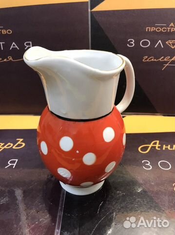 Кувшин Фарфор Горошек Барановка