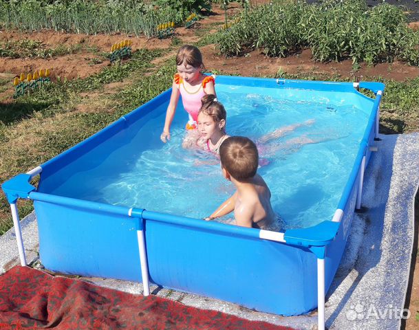 Каркасный бассейн 221x150x43 Новый