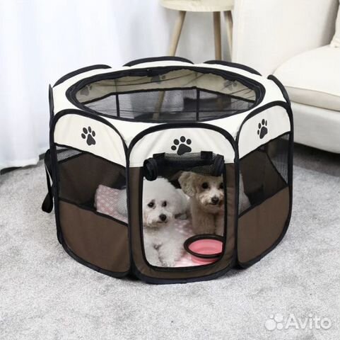 Вольер-тент Лапка для собак и кошек 90*90*60 см