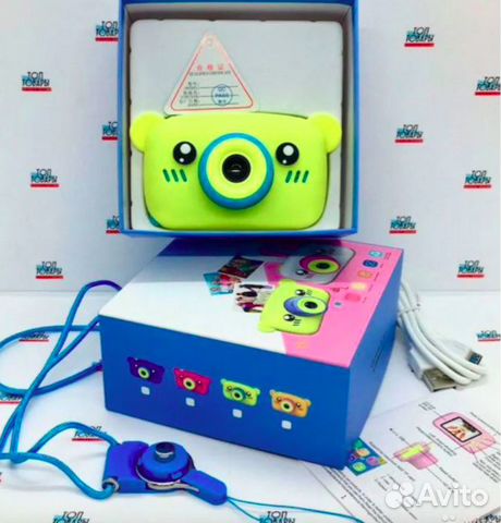 Детский цифровой фотоаппарат Zoo Kids Желтый мишка