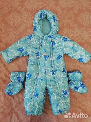 Зимний комбинезон-транформер Barkito р-р 68