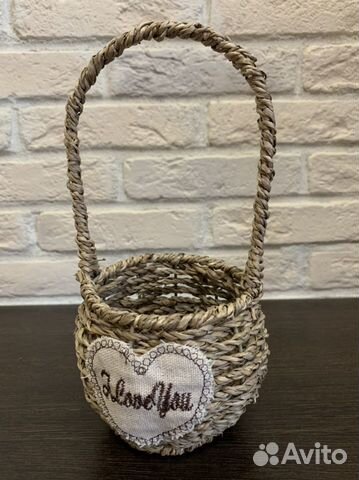 Корзина плетеная маленькая