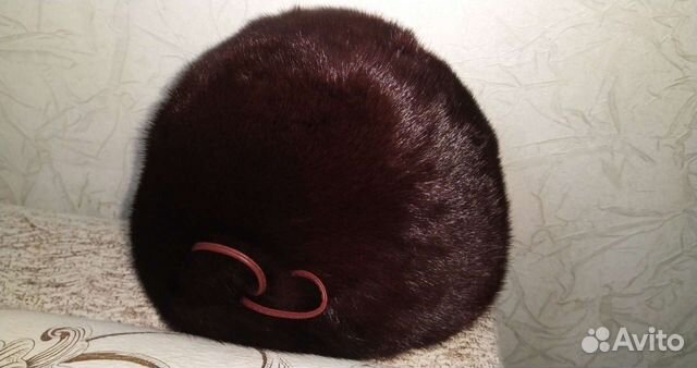 Шапка норковая б/у