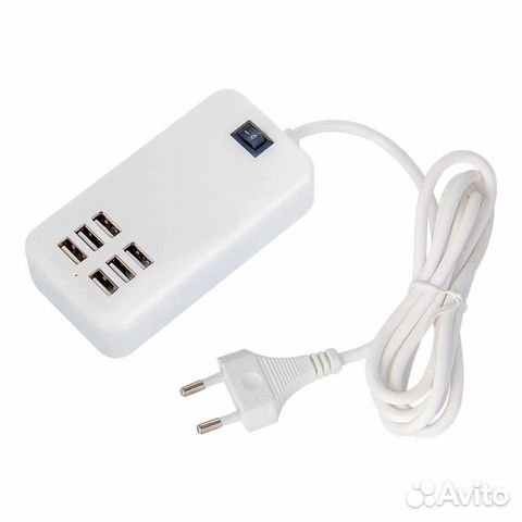 Зарядное устройство 6 USB-портов