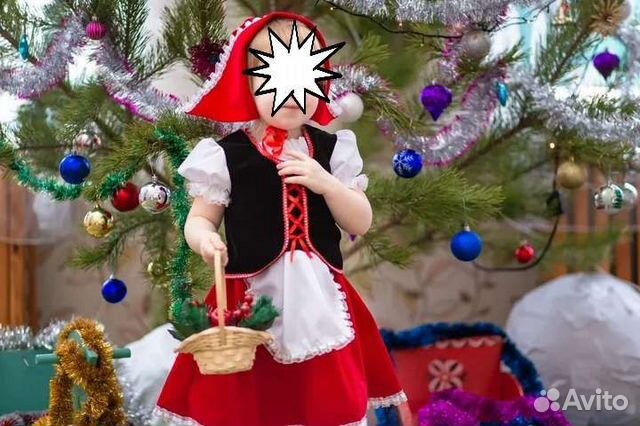 Карнавальный костюм Красная Шапочка