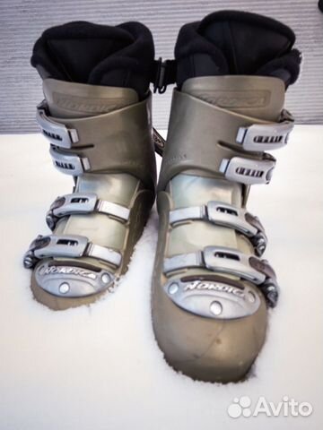 Горные лыжи взрослые в комплекте с ботинками