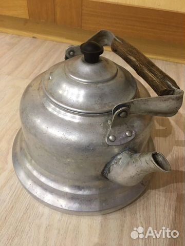 Чайники алюминиевый и хромированный СССР