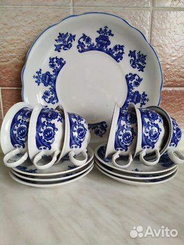 Чайно-кофейный сервиз (не полный)