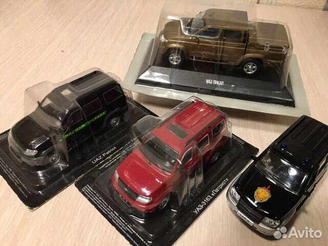 УАЗ-3163, Симбир и пикап, 1:43
