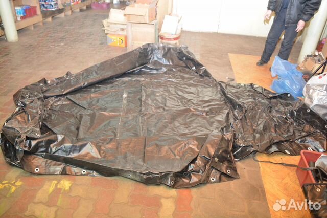 Тент на автоприцеп 6 люверсов L2,05м H0,95 B2,5