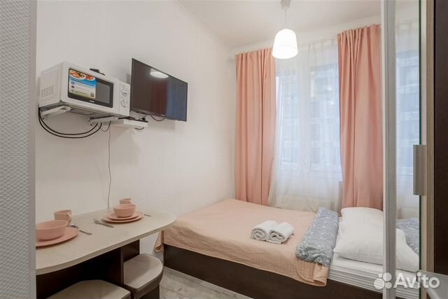 

Квартира-студия, 14 м², 1 кровать