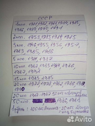 Монеты СССР и банка России