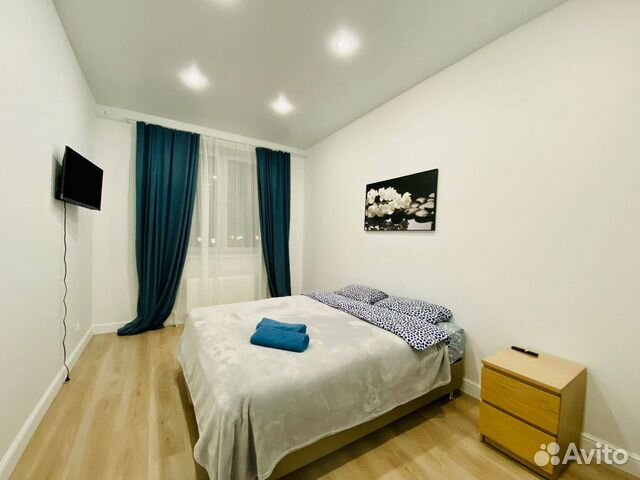 

1-к. квартира, 44 м², 3 кровати