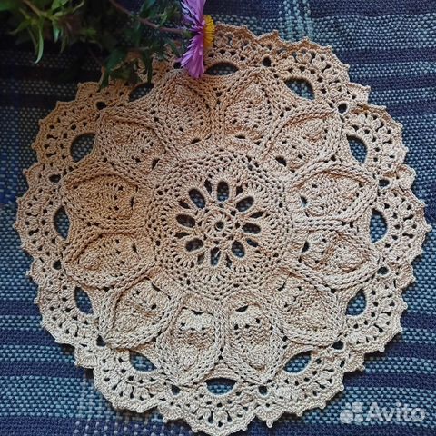 Вязаные салфетки