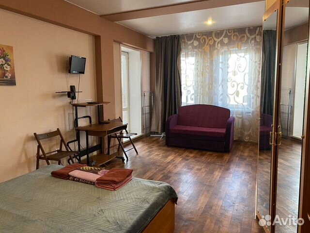 

1-к. квартира, 44 м², 2 кровати