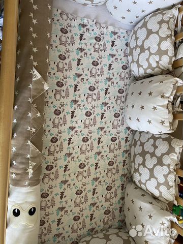 Бортики в детскую кроватку бу