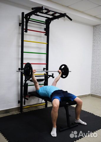 Шведская стенка 4в1 цветные перекладины