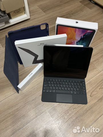 iPad pro 12 9 wi-fi (4пок,1tb) +клавиатура+ручка
