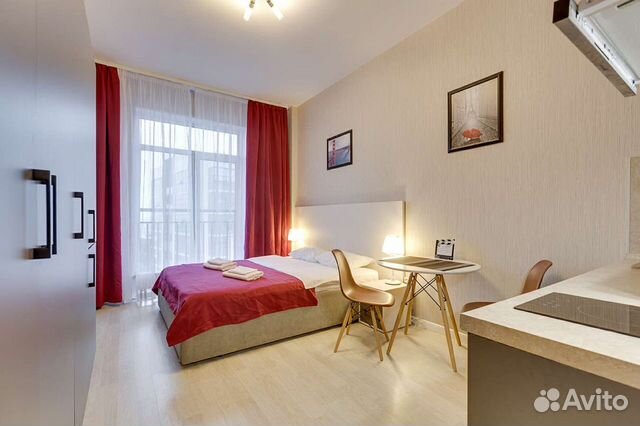 

Квартира-студия, 23 м², 1 кровать