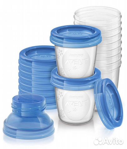 Контейнеры Philips Avent для хранения молока