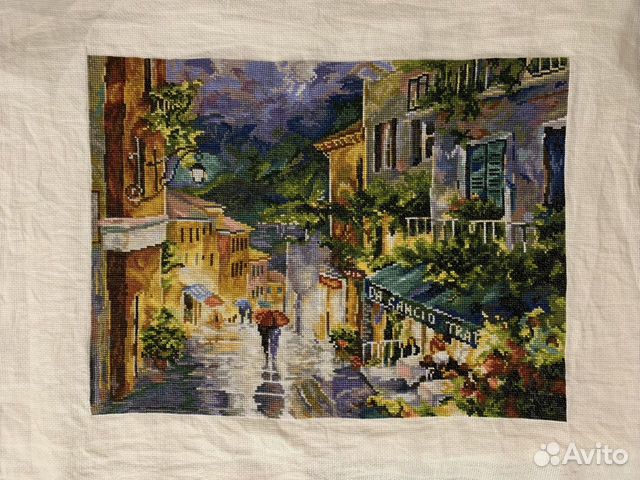 Картина «Вечерний город»