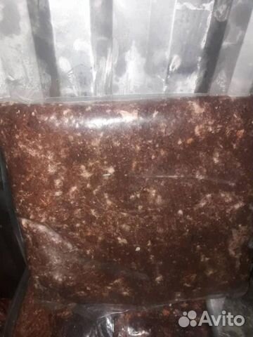 Фарш рыбный на корм собакам и животным 1 кг